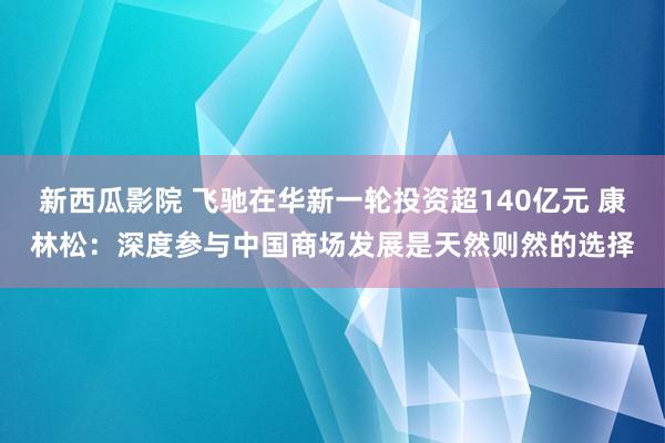 新西瓜影院 飞驰在华新一轮投资超140亿元 康林松：深度参与中国商场发展是天然则然的选择