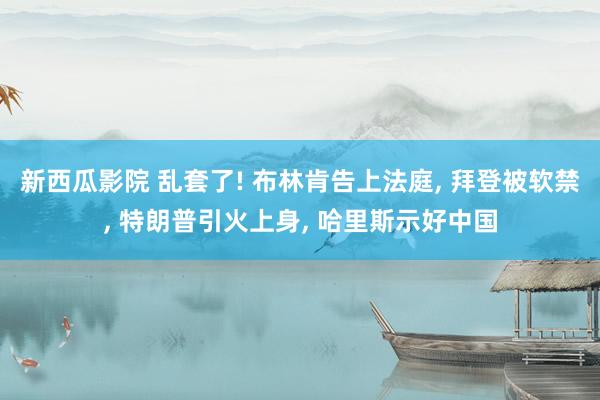 新西瓜影院 乱套了! 布林肯告上法庭， 拜登被软禁， 特朗普引火上身， 哈里斯示好中国